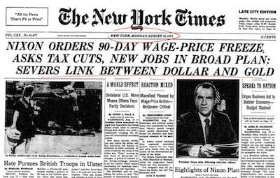 Bitcoin und der Nixon Schock von 1971